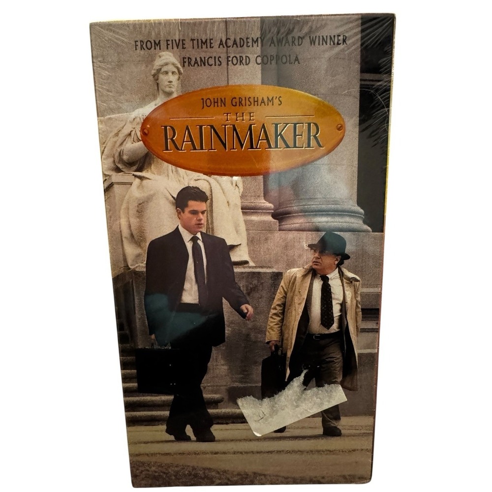 Vintage The Rainmaker VHS Sealed 1997 Matt Damon John‎ Grisham